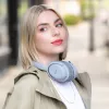 Lindy LH500XW Headset com fios e sem fios arco de cabeça chamadas/música Micro-USB Bluetooth cinzento