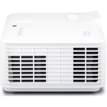 Projetor VIEWSONIC LSD400HD — laser DLP 1080p, 4000 lúmenes ANSI, objetiva padrão, distância focal 21,86–24 mm, branco