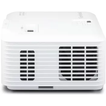 Projetor VIEWSONIC LSD400HD — laser DLP 1080p, 4000 lúmenes ANSI, objetiva padrão, distância focal 21,86–24 mm, branco