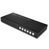 Transmissor AV Lindy Comutador de Apresentação Contínua 5 Portas Extensor HDBaseT 3840 x 2160 Píxeis
