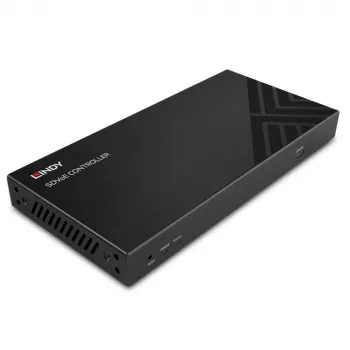 Repetidor AV Lindy Controlador SDVoE 3840 x 2160 Píxeis Cabo Cat6 Com fios Micro-USB