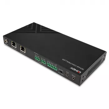Repetidor AV Lindy Controlador SDVoE 3840 x 2160 Píxeis Cabo Cat6 Com fios Micro-USB