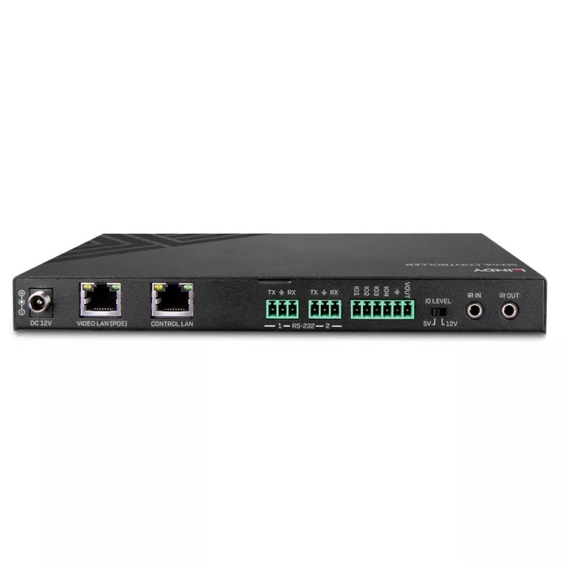 Repetidor AV Lindy Controlador SDVoE 3840 x 2160 Píxeis Cabo Cat6 Com fios Micro-USB