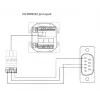 Cabo Serial Vivolink VLCPARS232/15M Preto RS-232 Phoenix