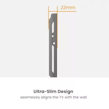 Suporte de parede para monitor VivoLink WALL-SMALL — suporte fixo compacto para ecrãs pequenos