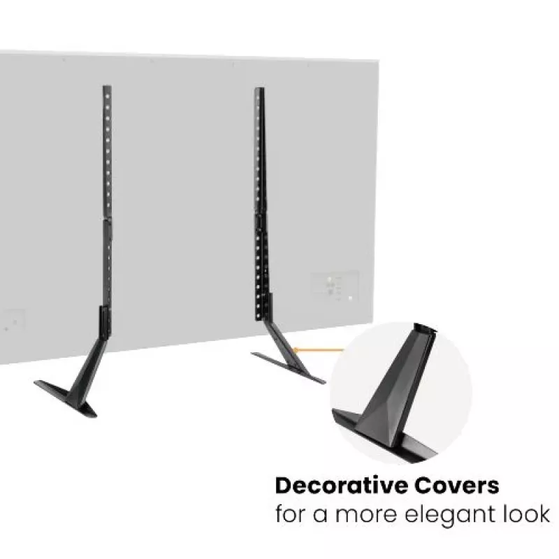 Suporte de monitor Vivolink VLMT400B com altura ajustável, orientável e inclinável