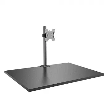 Suporte curto Lindy Single Display com mastro e grampo de mesa