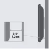 Suporte/base de TV Vivolink VLMW2355 139,7 cm (55 polegadas) preto