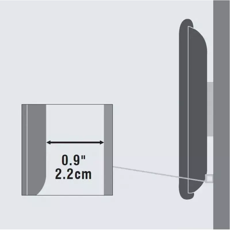 Suporte/base de TV Vivolink VLMW2355 139,7 cm (55 polegadas) preto