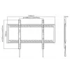 Suporte/base de TV Vivolink VLMW60100 2,54 m (100 polegadas) preto