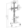 Suporte/carrinho de TV Vivolink VLFS3266C 165,1 cm (65 polegadas) preto