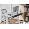 Gestão de cabos Vivolink VLUDCM914 aço preto 914 mm