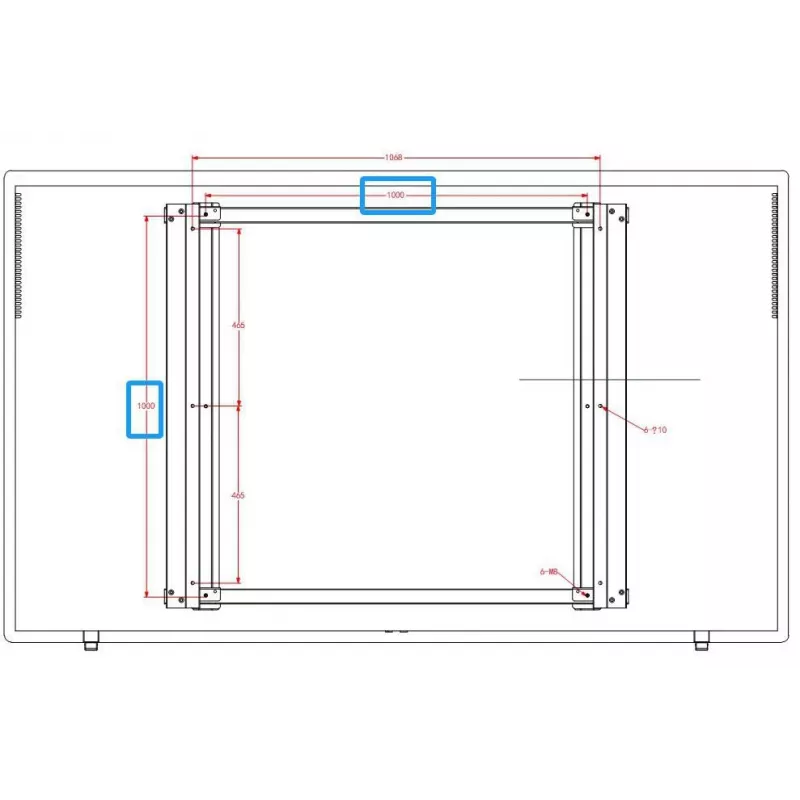 Ernitec Monitor antivandalismo 4K UHD 24/7 de 86 polegadas, IP67, IK10, 3000 nits, vertical