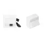 Vivolink WI221292 tomada HDMI + DisplayPort + 3,5 mm branco