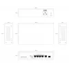 Switch de rede Ernitec ELECTRA-U04-1GB-60W 4 portas 1 GB 60 W