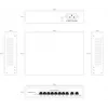 Switch de rede Ernitec ELECTRA-U08-1GB-110W 8 portas 1 GB