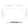 Switch de rede Ernitec ELECTRA-M224-1GB-370W 24 portas 1GB