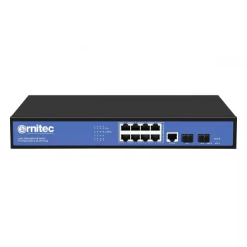 Switch de rede Ernitec ELECTRA-M08-1GB-150W 8 portas 1 GB 150 W