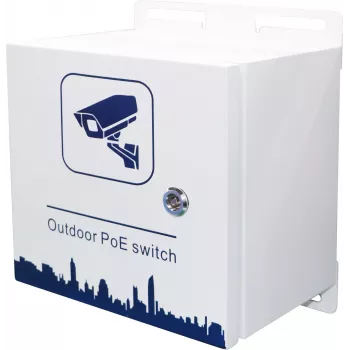 Switch de rede Ernitec ELECTRA-M10-OUTDOOR-200 gerido L2 Gigabit Ethernet (10/100/1000) Power over Ethernet (PoE) cinzento