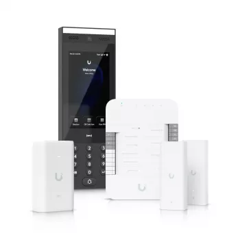 Kit de início de controlo de acesso de segurança Ubiquiti G3 Gate preto cinzento branco