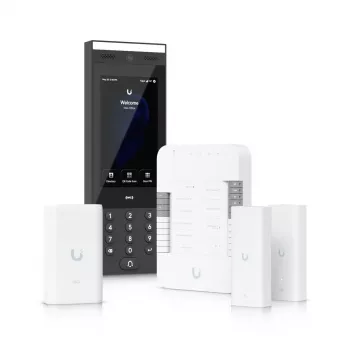 Kit de início de controlo de acesso de segurança Ubiquiti G3 Gate preto cinzento branco