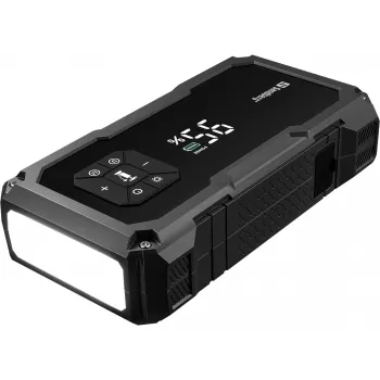 Arrancador portátil e bomba de pneus SANDBERG Sandberg Car Jumpstarter TirePump 10000 — 800 A de corrente de arranque, saída de 2 A, USB 5 V