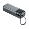 Powerbank portátil SANDBERG All-in1 Powerbank 20000 PD 130W — 20000 mAh, LiPo, USB-A 1x, USB-C 1x, 130 W, preto/cinzento