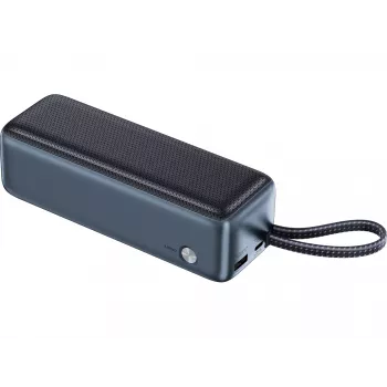 Powerbank SANDBERG All-in1 Powerbank 27000 PD 240W — 27000 mAh LiPo, saída 240W, 1× USB-A, 1× USB-C, 3,6V — Preto/Cinzento