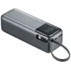 Sandberg 421-31 All-in1 powerbank 27000 PD 240 W, 5/9/12/15/20/28 V, cabo USB-C integrado, ecrã