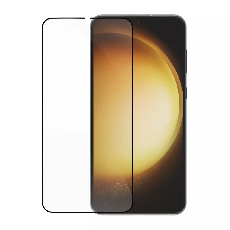 Proteção de ecrã dbramante1928 Eco-Shield Galaxy S23+ Preta edge resistente ao pó e a riscos com acabamento mate