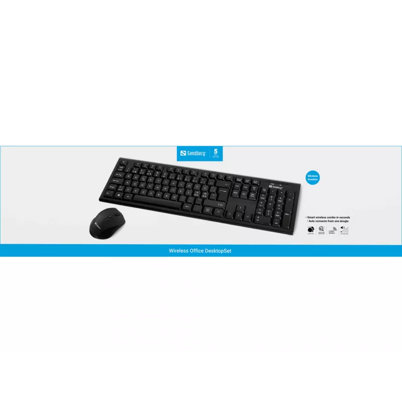 Conjunto de secretária sem fios Sandberg 631-20
