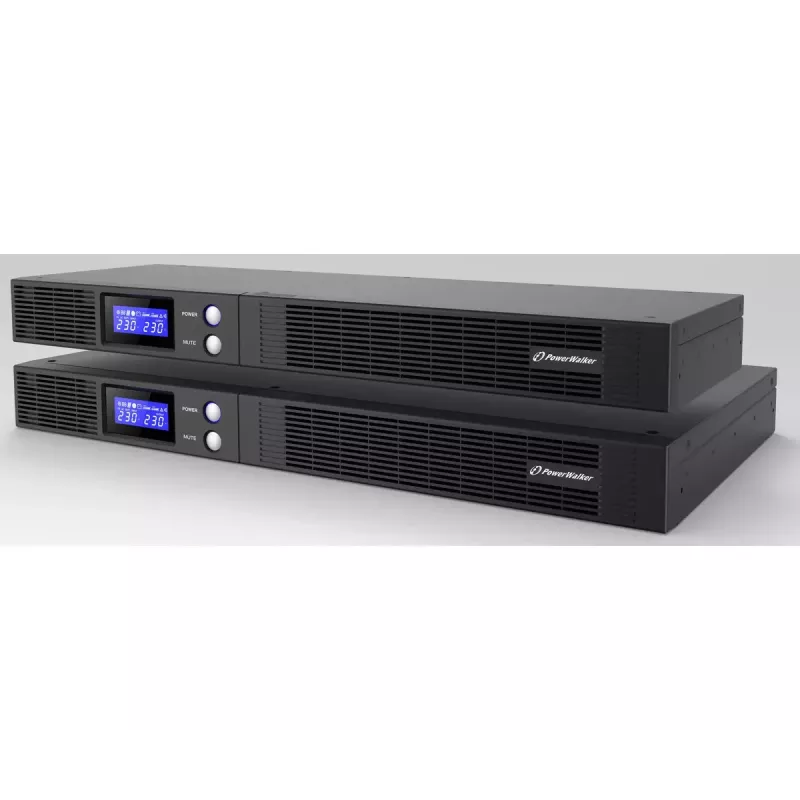 Unidade de alimentação ininterrupta PowerWalker VI 750 R1U IEC UK