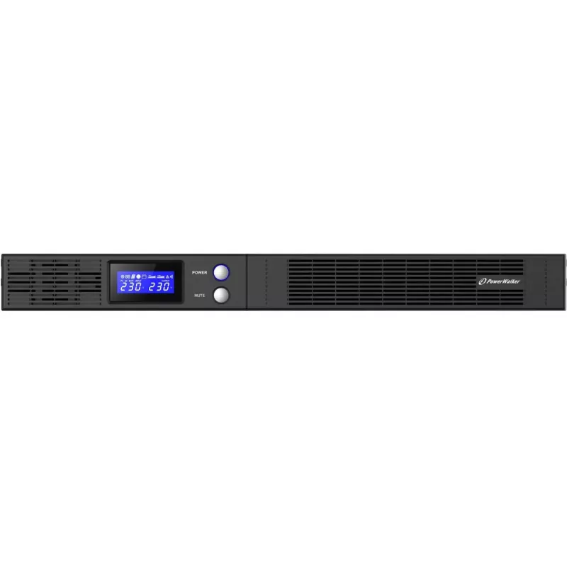 Unidade de alimentação ininterrupta PowerWalker VI 750 R1U IEC UK