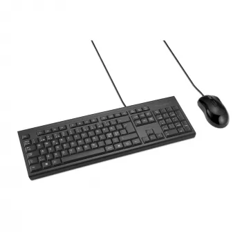 Teclado com fio de tamanho completo Kensington K75452PN com rato