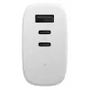 Carregador rápido GaN Native Union Fast Gan Charger Pd 67W branco Intl 2C1A USB‑C 2 portas 67W AC 100–240V proteção contra sobrecorrente, sobretensão e sobreaquecimento