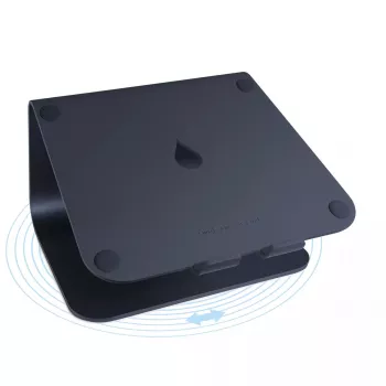 Suporte para portátil Rain Design MSTAND360 360° rotativo preto alumínio