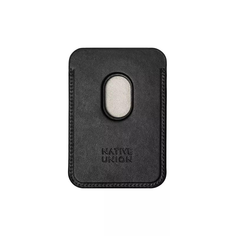 Carteira com capa native union (Re)Classic preto para Apple iPhone 15/15 Pro/15 Plus/15 Pro Max, iPhone 14/14 Pro/14 Plus/14 Pro Max e série iPhone 13