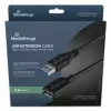 Cabo USB-A para USB-A MediaRange MRCS241 USB 3.2 Gen 1 (5 Gbit/s) 5 m preto