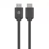 Cabo HDMI 4K@60Hz com Ethernet Manhattan, 22,5 m, adequado para TODAS as aplicações 4K e 1080p/HD – atualize agora ou prepare-se para o futuro, macho a macho, preto, Ultra HD 4K x 2K, garantia vitalícia, Premium High Speed
