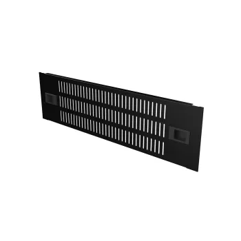 Painel cego ventilado Lanview RAB405BL — aço, preto, 482×88×15 mm (acessório de rack)