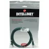 Intellinet 318990 cabo de ligação de rede, Cat5e, U/UTP, 2x RJ45, com protetores, 2 m, verde