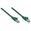 Intellinet 318990 cabo de ligação de rede, Cat5e, U/UTP, 2x RJ45, com protetores, 2 m, verde
