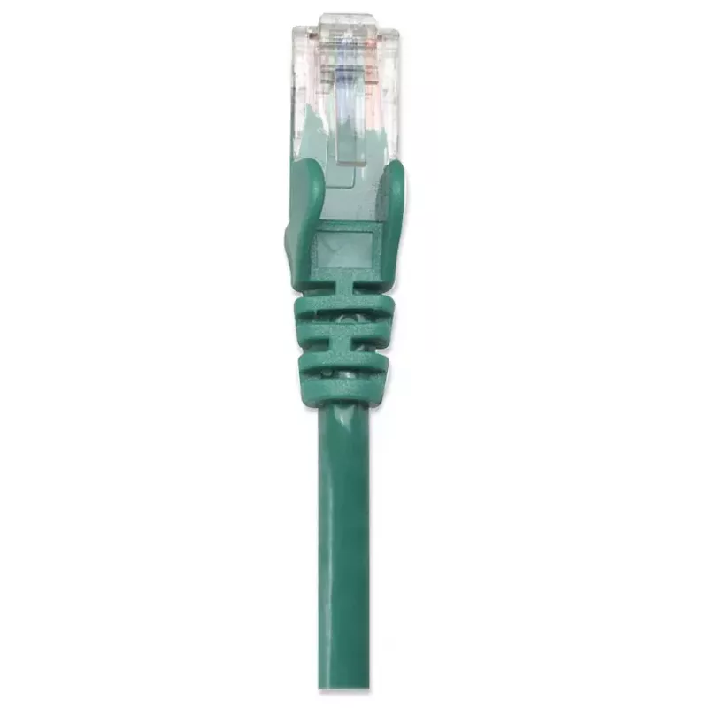 Intellinet 318990 cabo de ligação de rede, Cat5e, U/UTP, 2x RJ45, com protetores, 2 m, verde