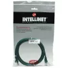 Intellinet 319836 cabo de rede patch, Cat5e, U/UTP, 2x RJ45, com proteção do conector, 5 m, verde