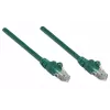 Intellinet 319836 cabo de rede patch, Cat5e, U/UTP, 2x RJ45, com proteção do conector, 5 m, verde