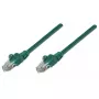 Intellinet 319836 cabo de rede patch, Cat5e, U/UTP, 2x RJ45, com proteção do conector, 5 m, verde