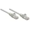 Intellinet 340380 cabo de rede patch, Cat6, U/UTP, RJ45, 1,5 m, conectores moldados, cinzento