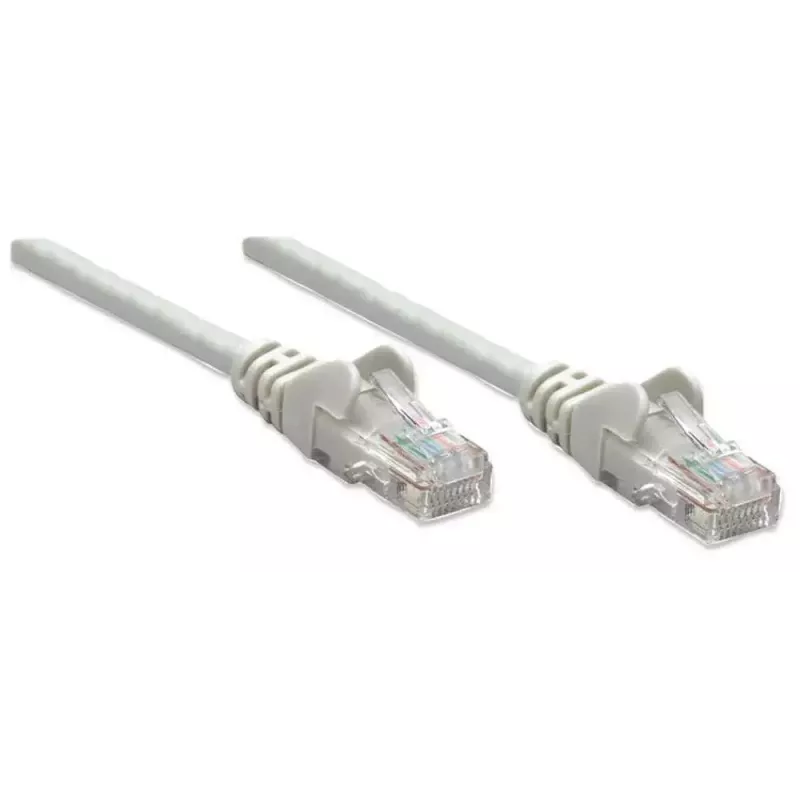 Intellinet 340380 cabo de rede patch, Cat6, U/UTP, RJ45, 1,5 m, conectores moldados, cinzento