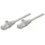 Intellinet 340380 cabo de rede patch, Cat6, U/UTP, RJ45, 1,5 m, conectores moldados, cinzento