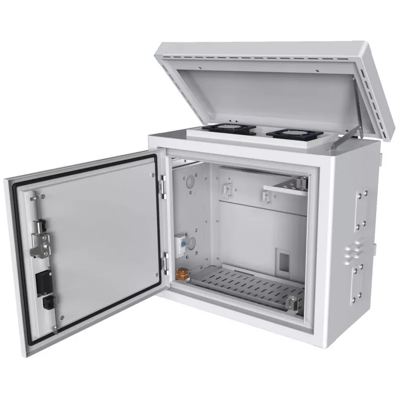Armário de rack Lanview RCCTV002 0U, IP66, 600×300×550 mm, 40 kg, branco